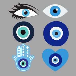 Evil Eyes Bundle SVG, Turkish Evil Eye Bundle Instant Download Drawings
