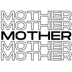 Mother Black and White SVG, Mother's Day SVG Mother's Day SVG