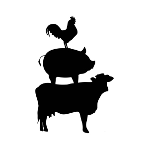 Farmhouse Animal SVG, Stacked Animals Design Instant Download Farm Animals SVG