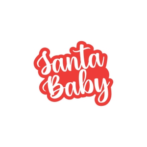 Santa Baby SVG Design Christmas SVG