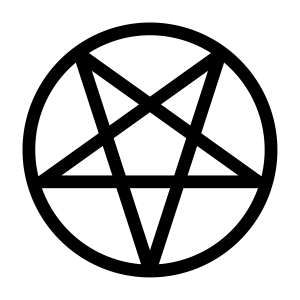 Satan Icon SVG, Satanic SVG Vector Files Symbols