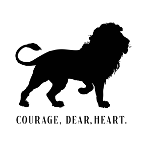 Courage Dear Heart Aslan SVG, Narnia Quotes SVG Wild & Jungle Animals SVG