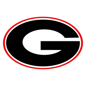 Georgia Bulldogs Logo SVG File, Instant Download Football SVG