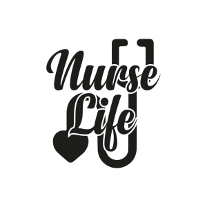 Nurse Life with Stethoscope SVG Nurse SVG