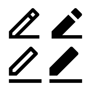 Edit Pencils Icon SVG Bundle Icon SVG