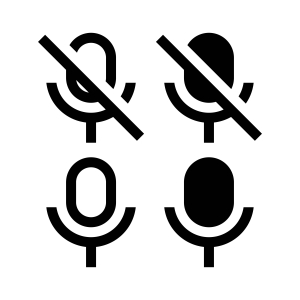 Microphone Icons Bundle SVG Icon SVG