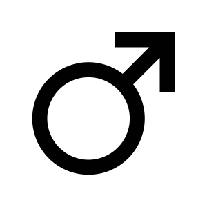 Male Symbol SVG Icon & Clipart File Icon SVG