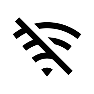 No Wifi SVG Icon Icon SVG