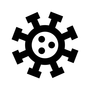 Virus SVG Vector and Clipart Files Icon SVG