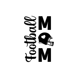 Football Mom with Helmet SVG, Football Mom Instant Download Football SVG