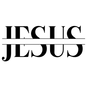 Jesus Monogram SVG, Jesus Monogram Instant Download Christian SVG