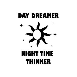 Day Dreamer Night Thinker SVG, Boho SVG Cut Files T-shirt SVG