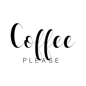 Coffee Please SVG for Shirt, Coffee Please Vector Instant Download Coffee and Tea SVG