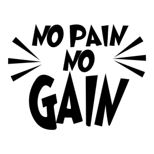 No Pain No Gain SVG, Gym Quotes SVG Fitness SVG