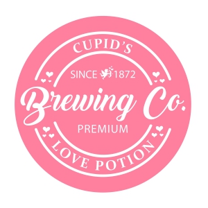 Pink Cupid's Love Portion SVG, Brewing Co SVG Valentine's Day SVG