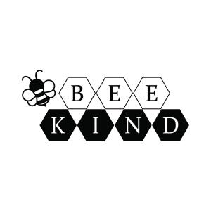 Bee Kind SVG with Black Honeycombs, Kindness Instant Download T-shirt SVG