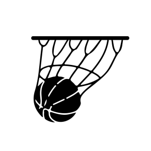 Basketball Shot SVG Cut File, Basketball Instant Download Basketball SVG