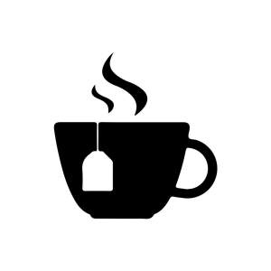 Tea Mug with Pocket SVG Cut File, Tea Mug With Tea Bag SVG Coffee and Tea SVG