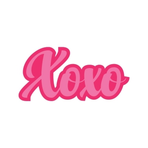 Pink Xoxo SVG, Hugs And Kisses SVG Instant Download Valentine's Day SVG