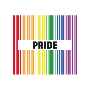 Rainbow Pride Barcode SVG Cut File Lgbt Pride SVG