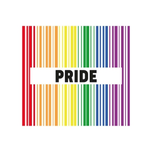 Rainbow Pride Barcode SVG Cut File Lgbt Pride SVG
