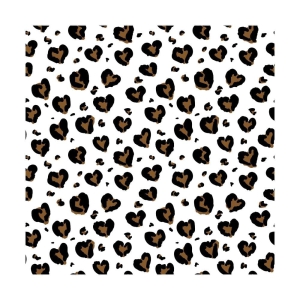 Brush Hearts Pattern SVG, Leopard Print Leopard Print SVG