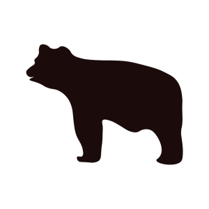 Walking Bear Silhouette SVG Cut File Wild & Jungle Animals SVG