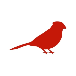 Red Cardinal SVG, Red Cardinal Vector Clipart File Bird SVG