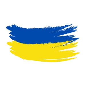 Free Ukraine Brush Flag SVG File Free SVG