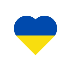 Free Ukraine Heart Flag SVG File Free SVG