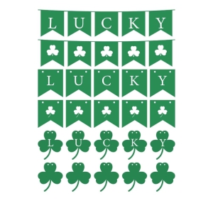 Shamrock Banners SVG Bundle, St Patricks Day SVG Images St Patrick's Day SVG