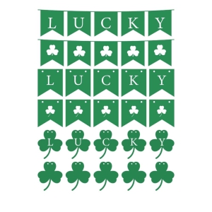 Shamrock Banners SVG Bundle, St Patricks Day SVG Images St Patrick's Day SVG