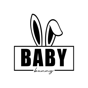 Baby Bunny SVG, Easter Day SVG Cut File Easter Day SVG