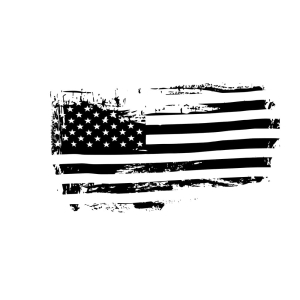 Grunge American Flag SVG, US Grunge Flag SVG Vector File USA SVG