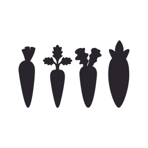 Easter Carrot SVG Cut and Clipart Files Easter Day SVG
