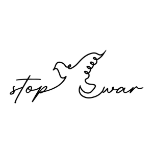Stop War Bird SVG Cut File T-shirt SVG