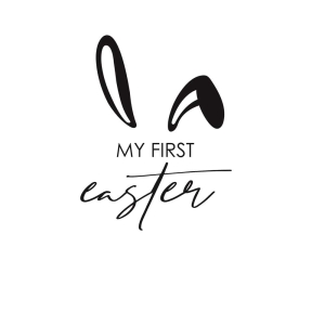 My First Easter Bunny Ear SVG File, First Easter SVG Easter Day SVG