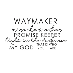 Waymaker Miracle Worker SVG, Digital Download Files Religion