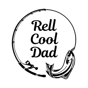 Rell Cool Dad SVG, Fishing Dad SVG Cut File Father's Day SVG
