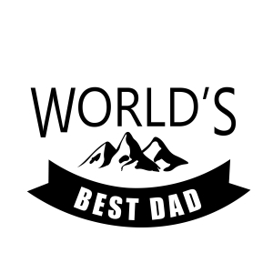 World's Best Dad SVG, Instant Download Father's Day SVG
