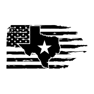 Distressed USA Texas Flag SVG, Instant Download Texas SVG