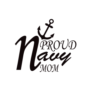 Proud Navy Mom SVG, Cut and Clipart Files Mother's Day SVG