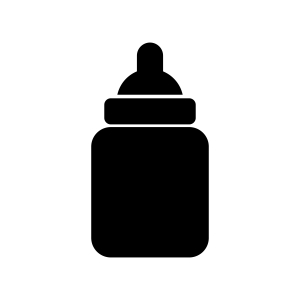 Baby Milk Bottle Silhouette SVG, Baby Bottle Instant Download Baby SVG