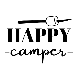 Happy Camper SVG, Instant Download Camping SVG Summer SVG