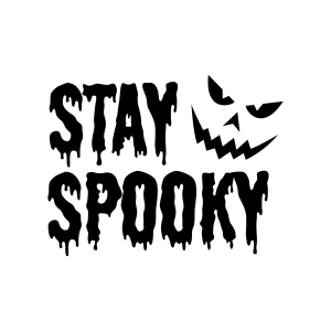 Stay Spooky SVG Pumpkin Face, Stay Spooky SVG Vector Halloween SVG