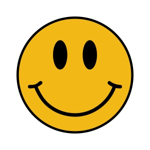 Yellow Smiley Face Emoji Outline SVG, Smiley Vector Files | PremiumSVG