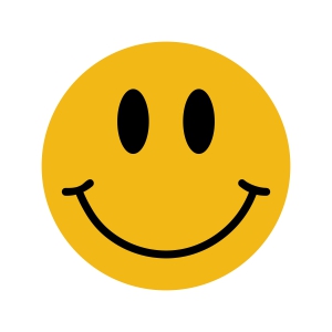 Black Smiley Face Emoji SVG, Basic Smile Clipart SVG Instant Download ...