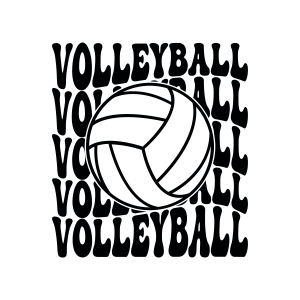 Volleyball SVG, Volleyball Clipart Graphics SVG Vector Files Volleyball SVG