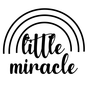 Little Miracle SVG, Cute Baby Onesie SVG Instant Download Baby SVG
