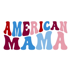 American Mama SVG, Retro 4th Of July SVG Instant Download 4th Of July SVG